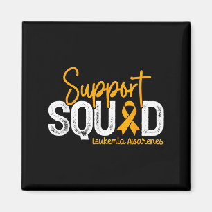 Unterstützung von Squad Orange Ribbon Cancer Leuke Magnet