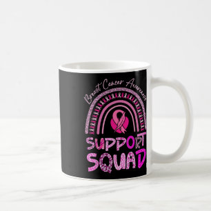 Unterstützung von Squad Pink Rainbow Leopard Brust Kaffeetasse