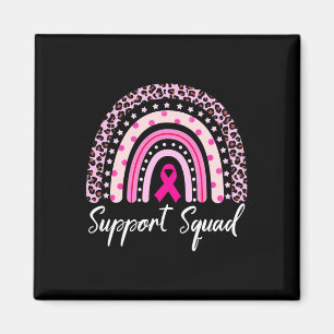 Unterstützung von Squad Pink Rainbow Leopard Brust Magnet