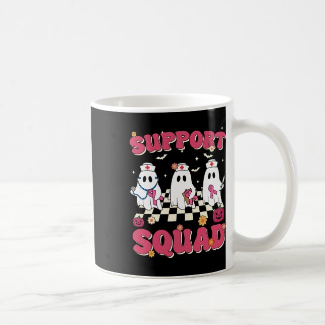 Unterstützung von Squad Retro Groovy Nurse Brustkr Kaffeetasse (Rechts)