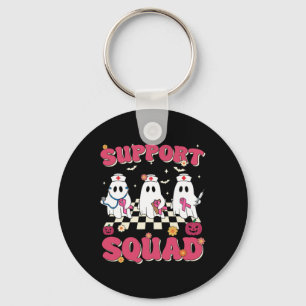 Unterstützung von Squad Retro Groovy Nurse Brustkr Schlüsselanhänger