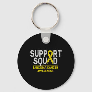 Unterstützung von Squad Sarcoma Cancer Awareness Y Schlüsselanhänger