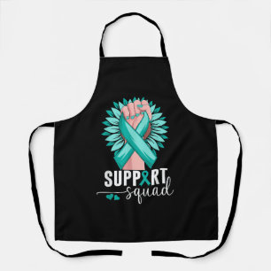 Unterstützung von Squad Zervical Cancer Awareness Schürze