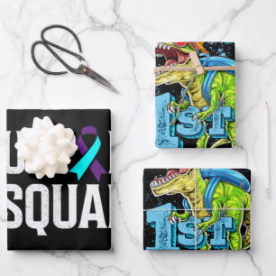 Unterstützung von Squad zur Unterstützung der Suiz Geschenkpapier Set