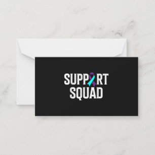 Unterstützung von Squad zur Unterstützung der Suiz Mitteilungskarte
