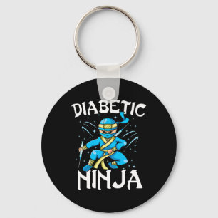 Unterstützung von T1D Diabetikern Ninja Typ 1 Diab Schlüsselanhänger