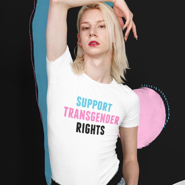 Unterstützung von Transgender Rights Trans-Aktivis T-Shirt (Von Creator hochgeladen)