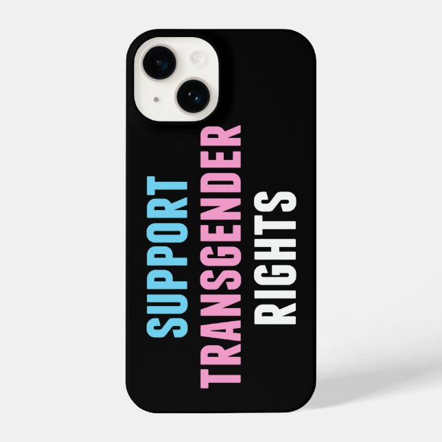 Unterstützung von Transgender Rights Trans Ally Bl iPhone Hülle (Rückseite)