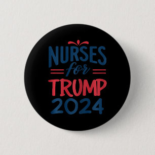 Unterstützung von Trump 2024 für die Wiederwahl vo Button