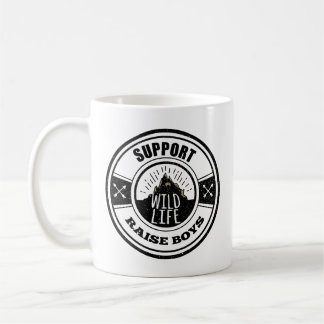 Unterstützung von Wildlife Raise Boys Kaffeetasse