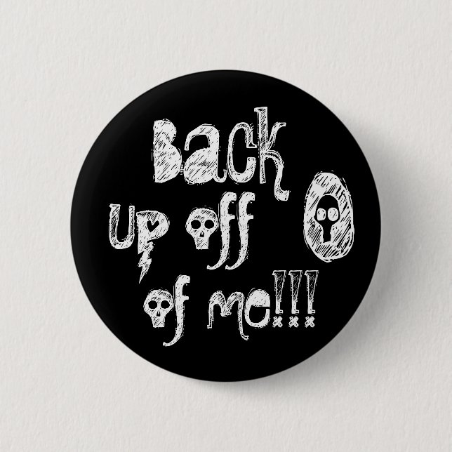 Unterstützung weg von mir! button (Vorderseite)