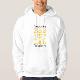 Unterstützung wichtiger Arbeitskräfte Hoodie