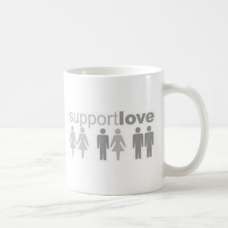 UnterstützungLiebe Kaffeetasse