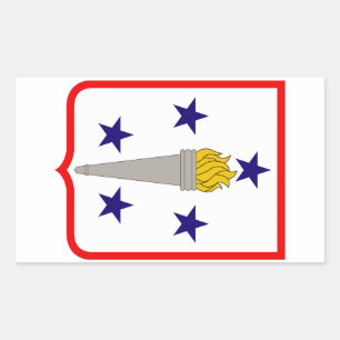 Unterstützungs-Kompetenzzentrum Rechteckiger Aufkleber