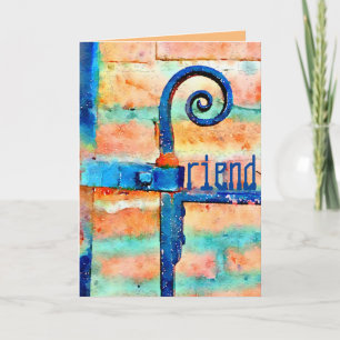 Unterstützungskarte für Freunde Karte