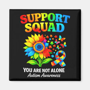 Unterstützungsteam Autism Awareness Band Sonnenblu Magnet