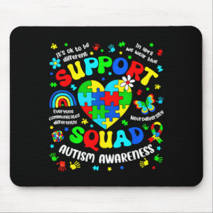 Unterstützungsteam Autismus-Bewusstsein Puzzle aut Mousepad