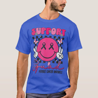 Unterstützungsteam-Bewusstsein Lächeln Gesicht Ros T-Shirt