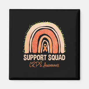 Unterstützungsteam CRPS-Bewusstseinsregenbogen-Ora Magnet
