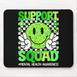 Unterstützungsteam für psychische Gesundheit grüne Mousepad