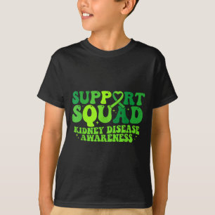 Unterstützungsteam Grünes Band PKD Nierenerkrankun T-Shirt