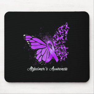 Unterstützungsteam Heimer Schmetterling Lila Band Mousepad