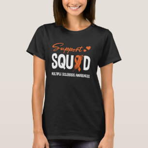 Unterstützungsteam Multiple-Sklerose-Bewusstseins- T-Shirt