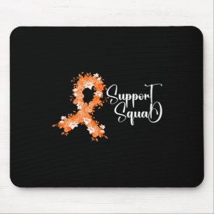 Unterstützungsteam Orange Band Leukämie Blutkrebs  Mousepad