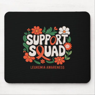 Unterstützungsteam Orange Band Leukämie Blutkrebs Mousepad