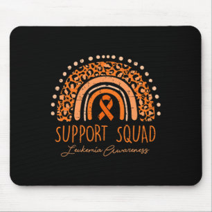 Unterstützungsteam Orange Band Leukämie Blutkrebs  Mousepad