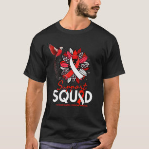 Unterstützungsteam Sonnenblume Kolibri Myelodyspla T-Shirt