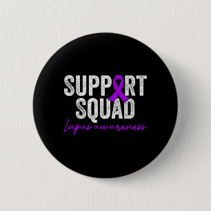 Unterstützungstrupp Lupus-Aufklärungsmonat Lila Vi Button
