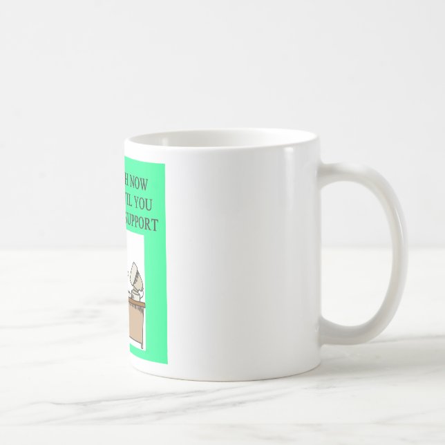 Unterstützungswitz Tasse (Rechts)