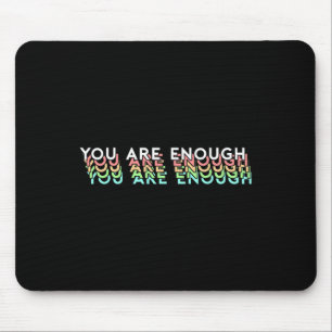 Unterstützungszitat für das Bewusstsein für psychi Mousepad