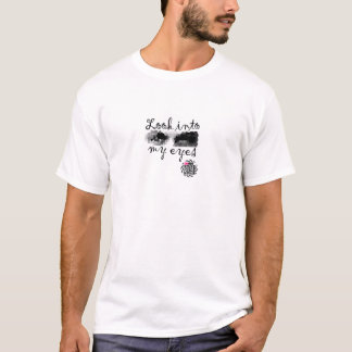 Untersuchen Sie meine Augen - vergrößerte T-Shirt
