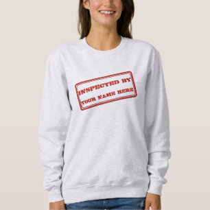 Untersucht durch den Briefmarke Sweatsh aus Rot Ka Sweatshirt