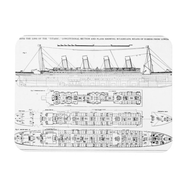 Untersuchung des Verlusts der Titanic: Querverbind Magnet (Horizontal)
