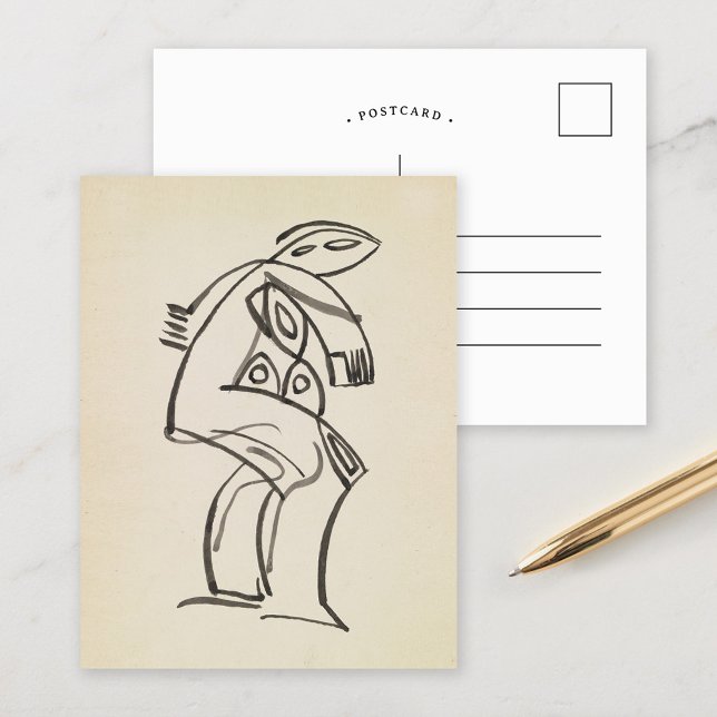 Untersuchung einer weiblichen Abbildung | Henri Ga Postkarte (Von Creator hochgeladen)