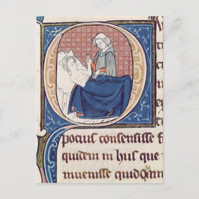 Untersuchung eines Patienten Postkarte (Vorderseite)