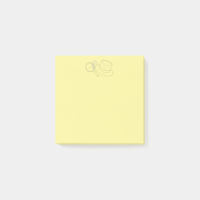 Untersuchungskommission für Kriminalromane Post-it Klebezettel (Vorderseite)
