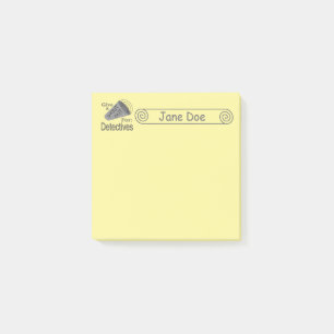 Untersuchungskommission für Kriminalromane Post-it Klebezettel