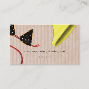 Unterwäsche-Designer Einzigartig Visitenkarte