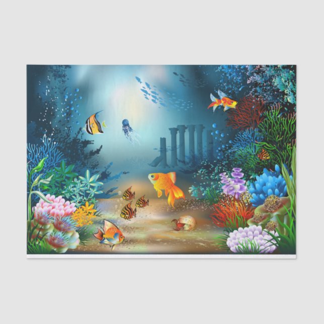 Unterwasser4 Seidenpapier (Vorderseite)