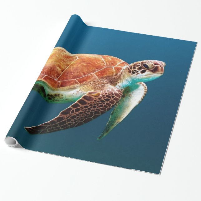 Unterwasser-24-Wrapping Paper Geschenkpapier (Ungerollt)