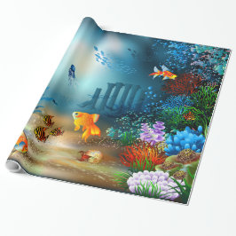 Unterwasser-4-Schleifpapier Geschenkpapier