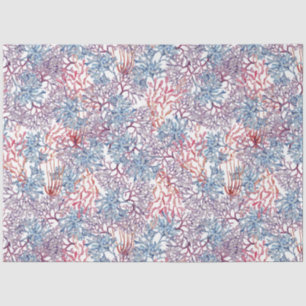 Unterwasser-Aquarell-Komposition Serie Design 5 Seidenpapier