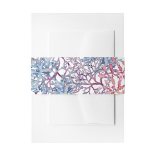 Unterwasser-Aquarell-Zusammensetzung Reihe Design Einladungsbanderole