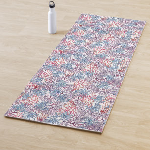 Unterwasser-Aquarell-Zusammensetzung Reihe Design Yogamatte