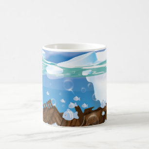 Unterwasser-Arktis Tasse