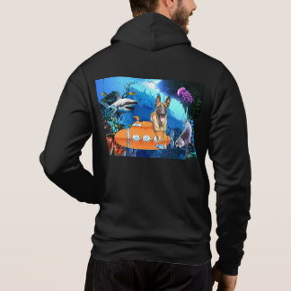 Unterwasser-Belgische Malinois Hoodie